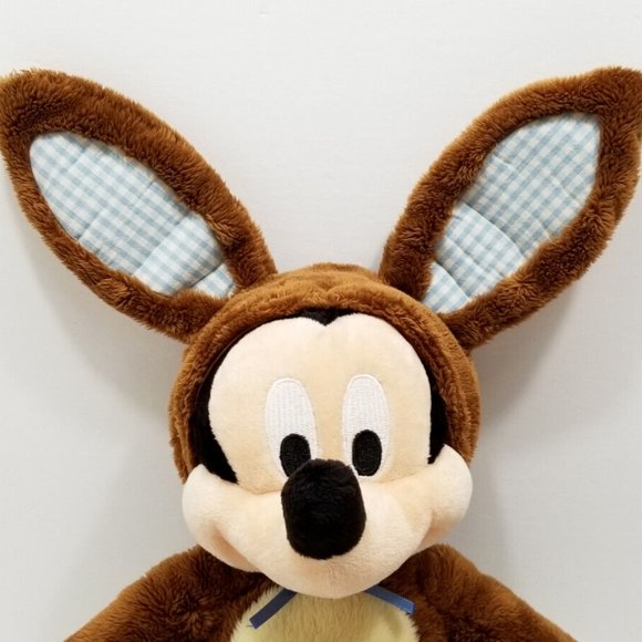 DISNEY Mickey Mouse Easter Bunny Plush Toy 5373E1M - Picture 7 of 13